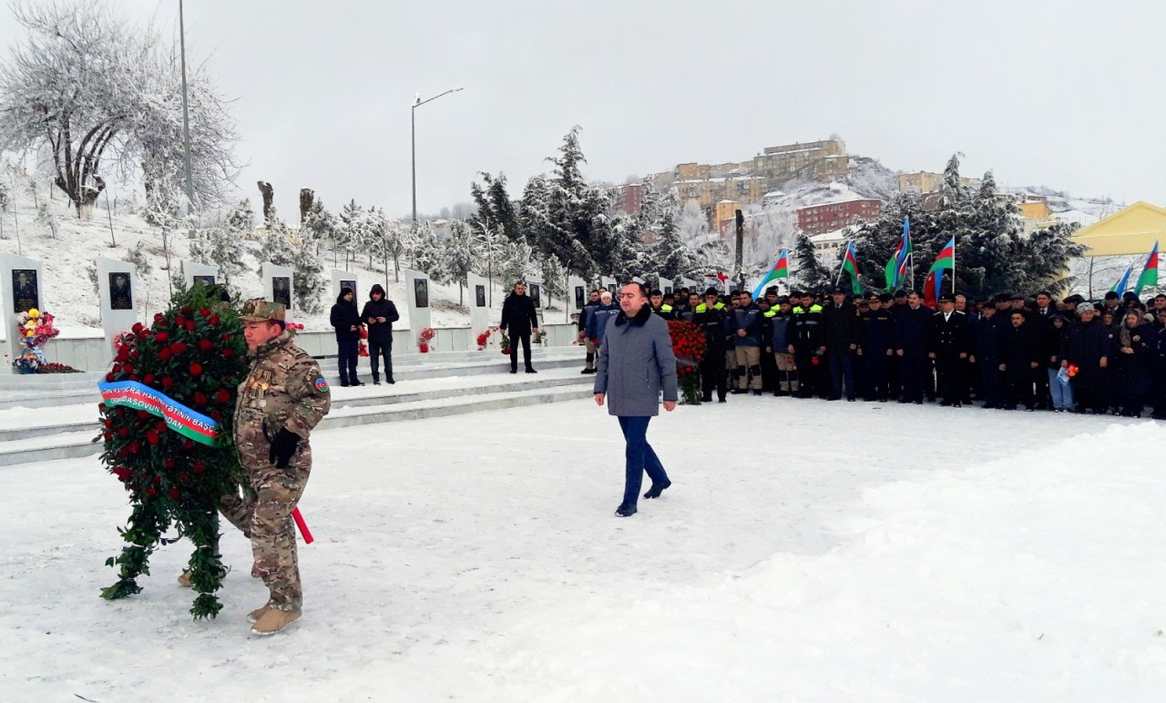 Daşkəsəndə 20 Yanvar – Ümumxalq Hüzn Günü ehtiramla qeyd olundu - FOTOLAR